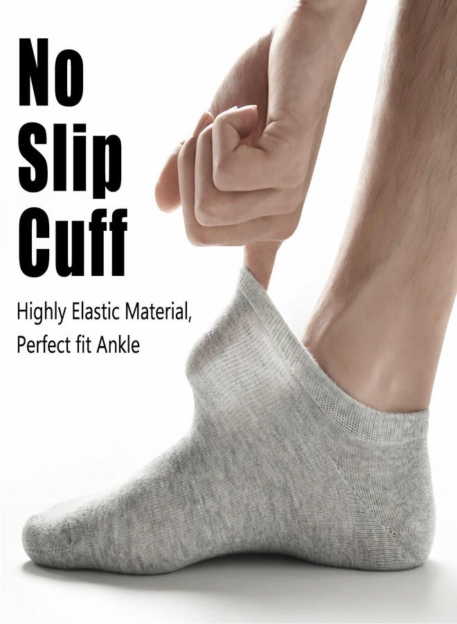 UoUoUosocks 14 Pairs Thin Athletic Low Cut Ankle Socks for Men/Women(10-13 black/white/grey) - Image 5